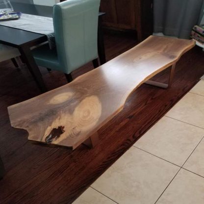 Live Edge Bench